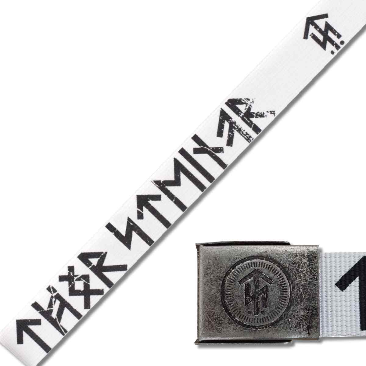 Thor Steinar Stoffgürtel Rune 2 Weiß