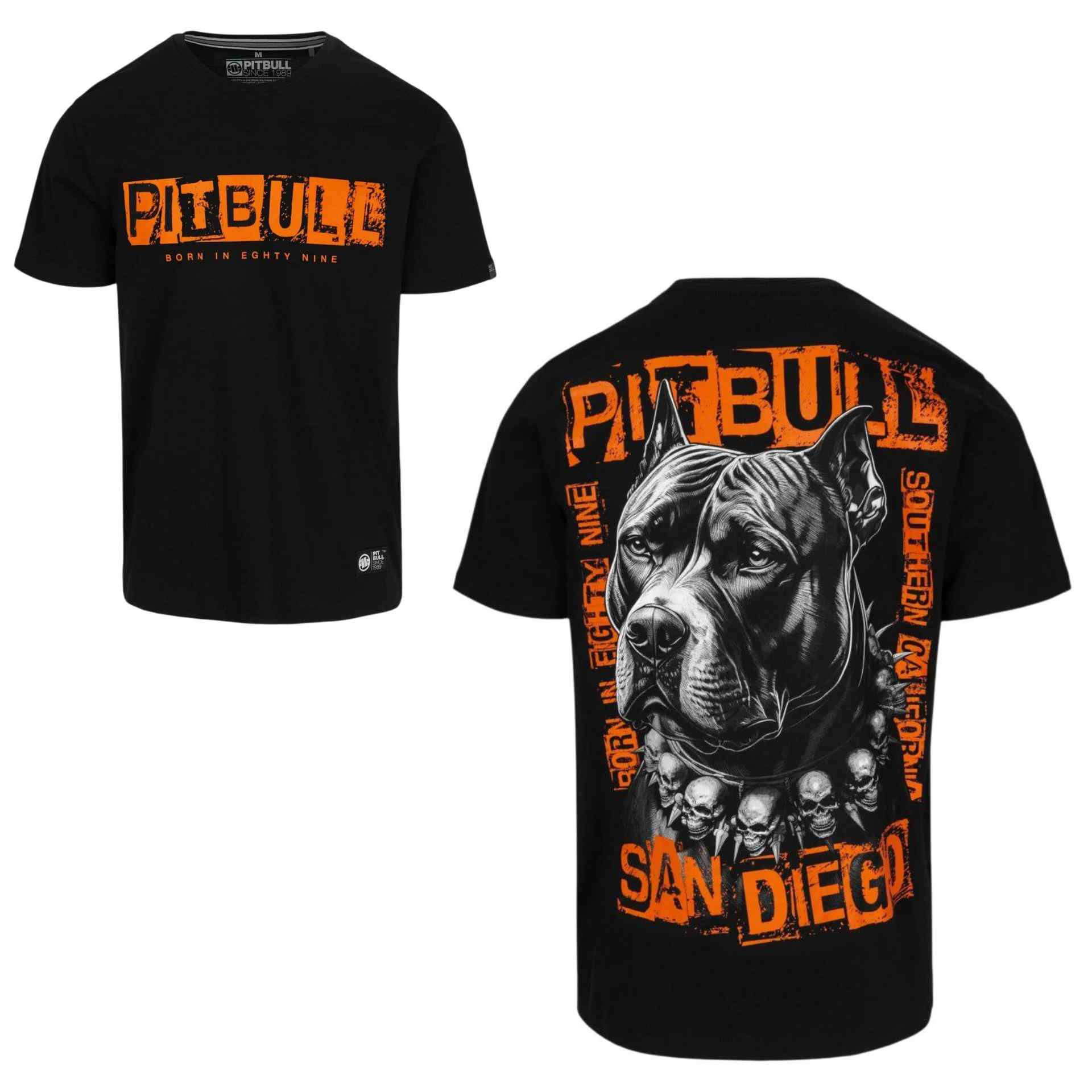 Pit Bull Männer T-Shirt Blacky Schwarz