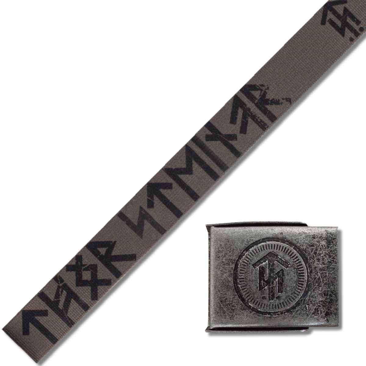Thor Steinar Stoffgürtel Rune 2 Oliv