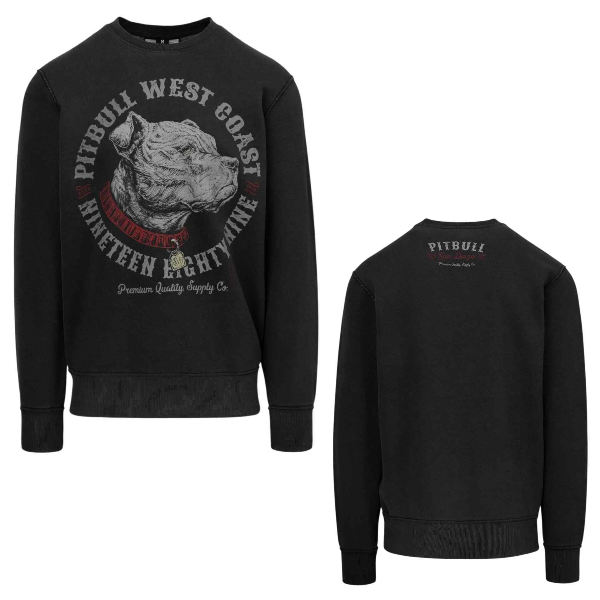 Pit Bull Pullover Strenght & Respect Washed