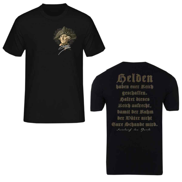 Friedrich der Große T-Shirt Schwarz
