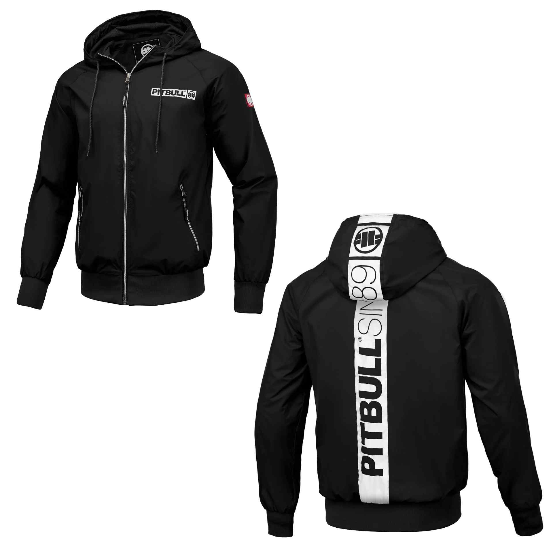 Pit Bull Windjacke Athletic Hilltop Schwarz